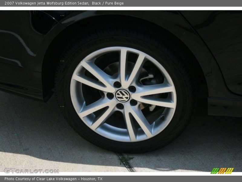 Black / Pure Beige 2007 Volkswagen Jetta Wolfsburg Edition Sedan