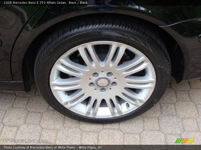 Black / Black 2008 Mercedes-Benz E 350 4Matic Sedan