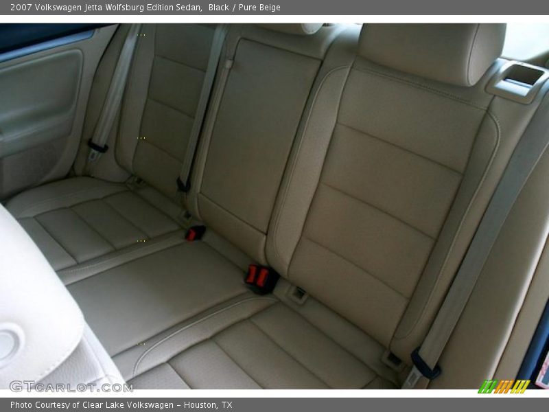 Black / Pure Beige 2007 Volkswagen Jetta Wolfsburg Edition Sedan