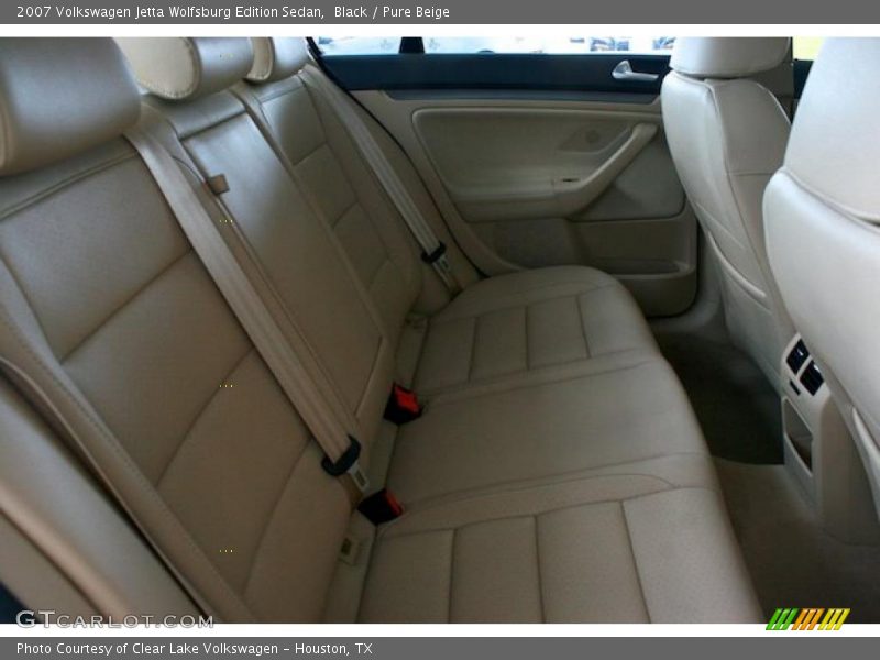 Black / Pure Beige 2007 Volkswagen Jetta Wolfsburg Edition Sedan