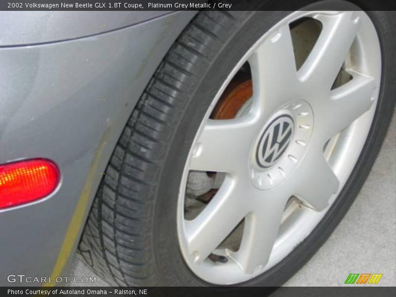 Platinum Grey Metallic / Grey 2002 Volkswagen New Beetle GLX 1.8T Coupe