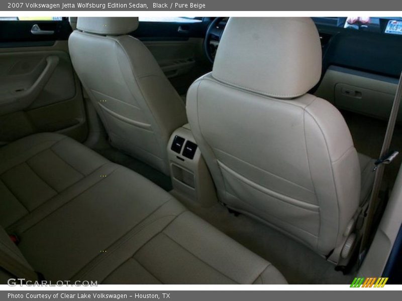 Black / Pure Beige 2007 Volkswagen Jetta Wolfsburg Edition Sedan