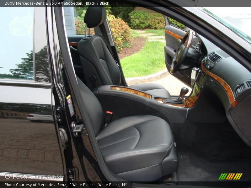 Black / Black 2008 Mercedes-Benz E 350 4Matic Sedan