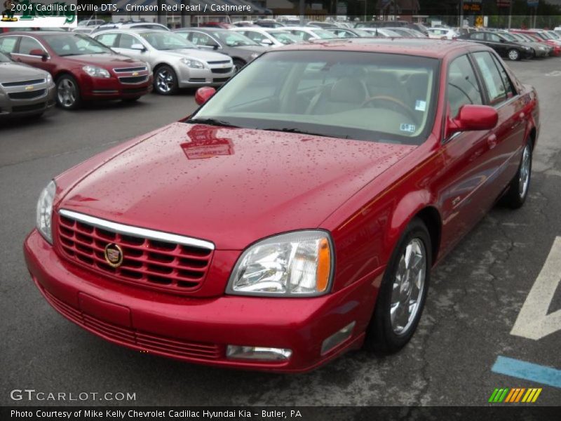Crimson Red Pearl / Cashmere 2004 Cadillac DeVille DTS