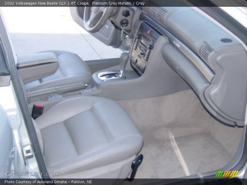 Platinum Grey Metallic / Grey 2002 Volkswagen New Beetle GLX 1.8T Coupe