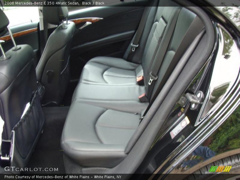 Black / Black 2008 Mercedes-Benz E 350 4Matic Sedan