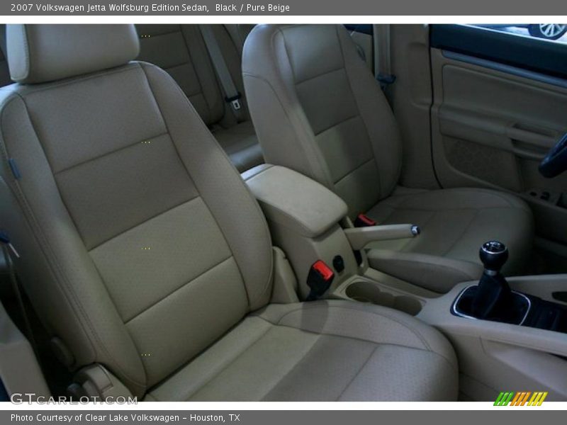 Black / Pure Beige 2007 Volkswagen Jetta Wolfsburg Edition Sedan