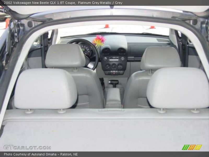 Platinum Grey Metallic / Grey 2002 Volkswagen New Beetle GLX 1.8T Coupe