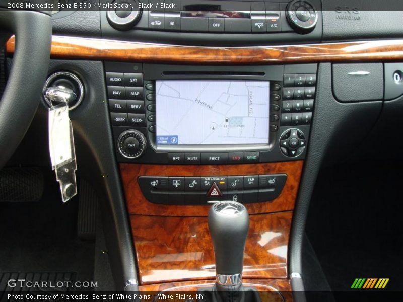 Black / Black 2008 Mercedes-Benz E 350 4Matic Sedan