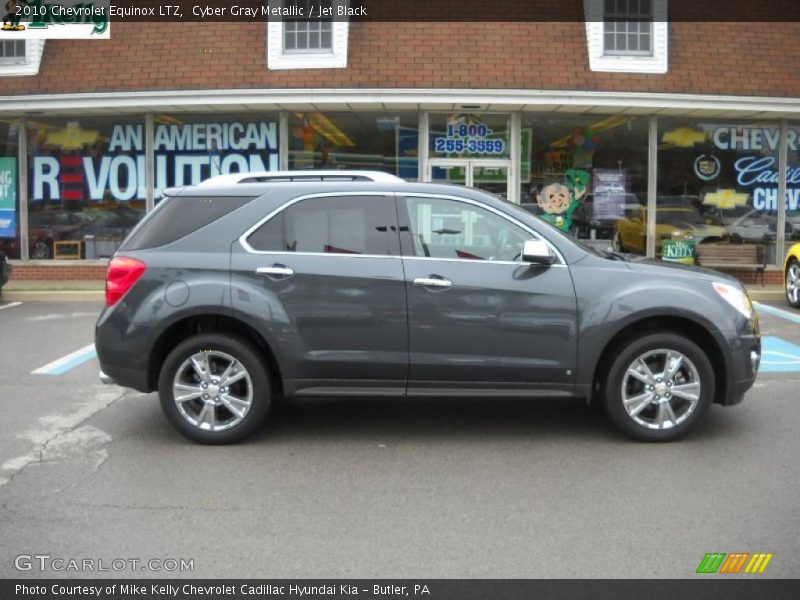 Cyber Gray Metallic / Jet Black 2010 Chevrolet Equinox LTZ