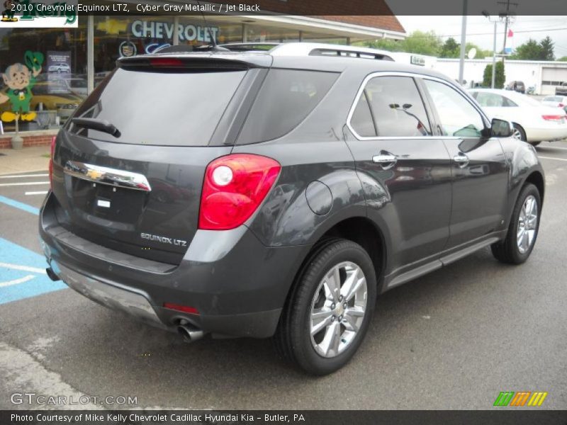 Cyber Gray Metallic / Jet Black 2010 Chevrolet Equinox LTZ