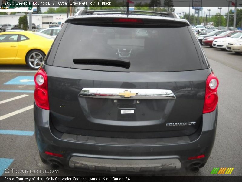 Cyber Gray Metallic / Jet Black 2010 Chevrolet Equinox LTZ
