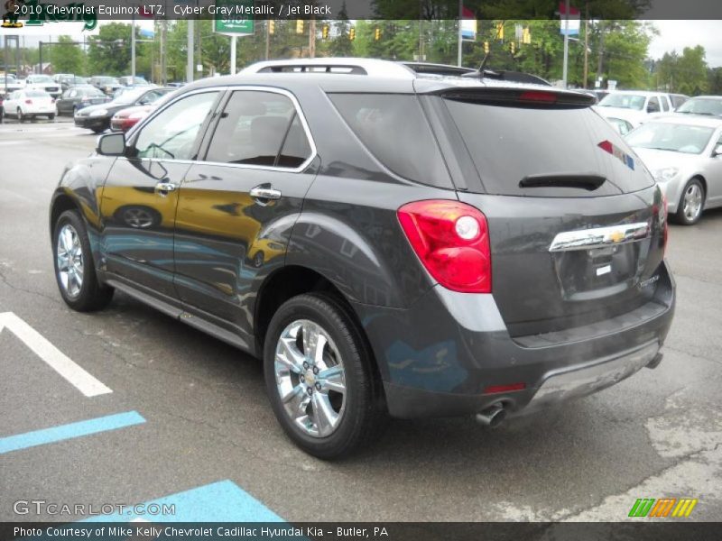 Cyber Gray Metallic / Jet Black 2010 Chevrolet Equinox LTZ