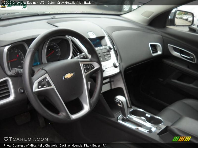 Cyber Gray Metallic / Jet Black 2010 Chevrolet Equinox LTZ