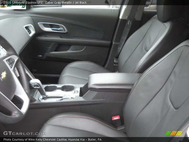 Cyber Gray Metallic / Jet Black 2010 Chevrolet Equinox LTZ