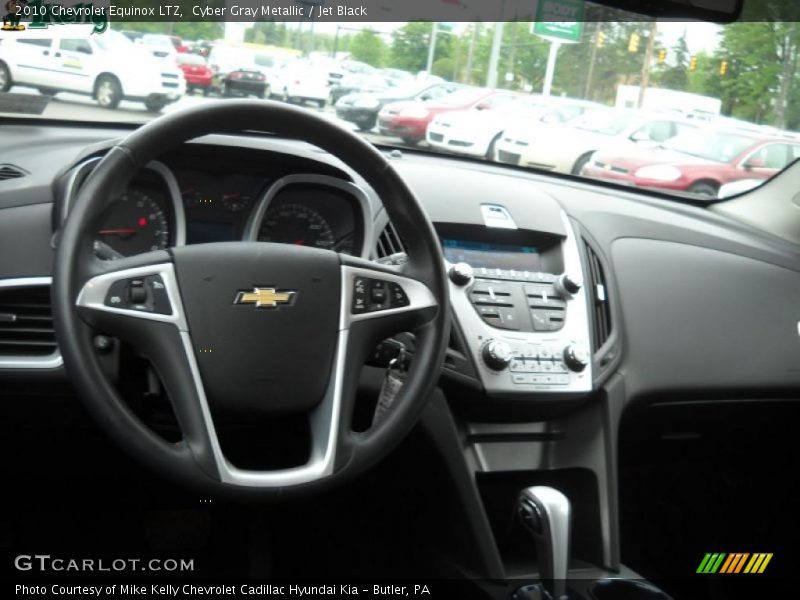 Cyber Gray Metallic / Jet Black 2010 Chevrolet Equinox LTZ