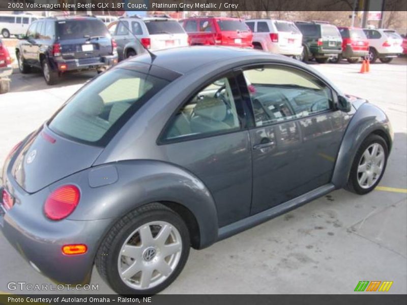 Platinum Grey Metallic / Grey 2002 Volkswagen New Beetle GLX 1.8T Coupe