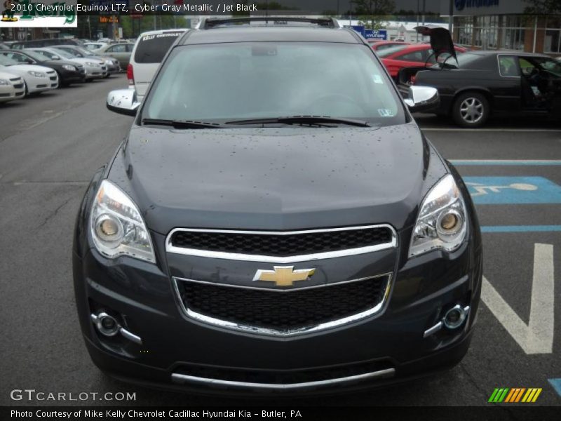 Cyber Gray Metallic / Jet Black 2010 Chevrolet Equinox LTZ