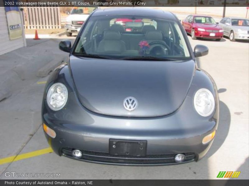 Platinum Grey Metallic / Grey 2002 Volkswagen New Beetle GLX 1.8T Coupe