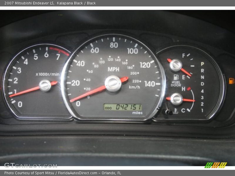 Kalapana Black / Black 2007 Mitsubishi Endeavor LS