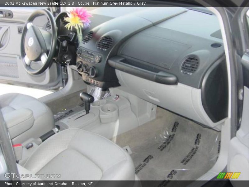 Platinum Grey Metallic / Grey 2002 Volkswagen New Beetle GLX 1.8T Coupe