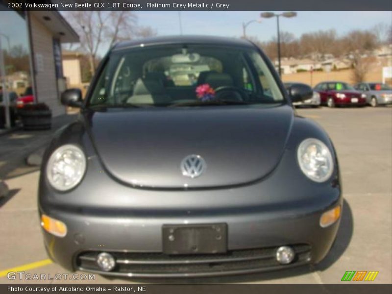 Platinum Grey Metallic / Grey 2002 Volkswagen New Beetle GLX 1.8T Coupe