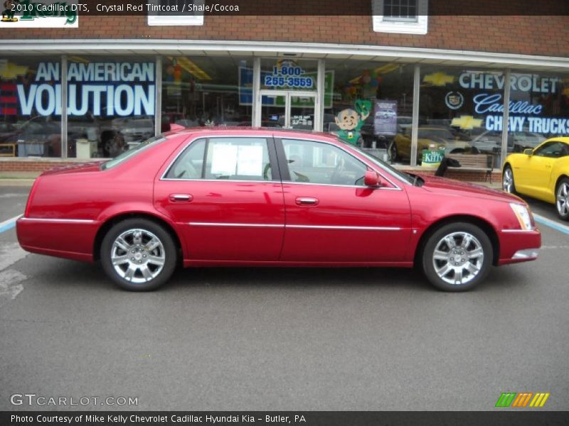 Crystal Red Tintcoat / Shale/Cocoa 2010 Cadillac DTS