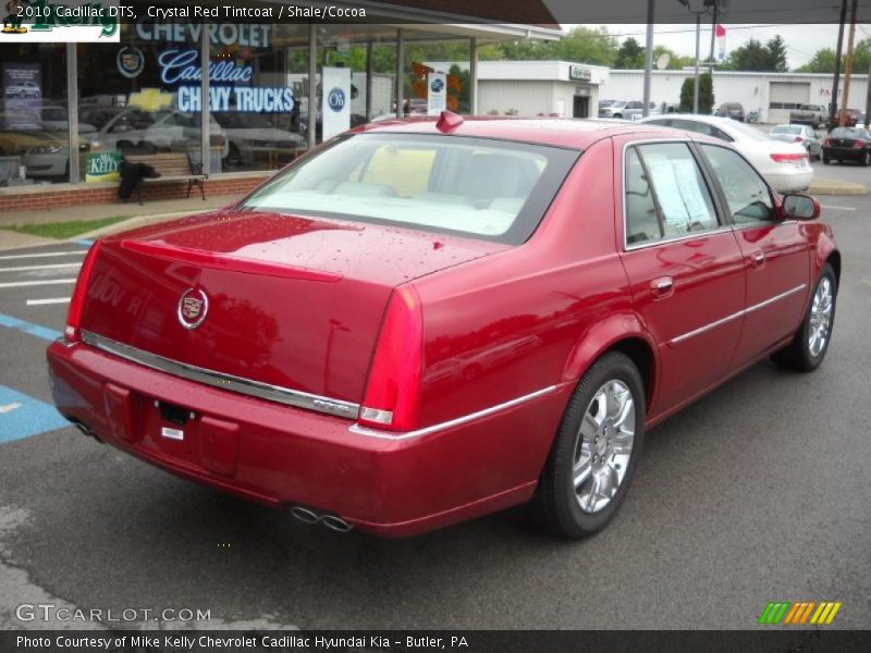 Crystal Red Tintcoat / Shale/Cocoa 2010 Cadillac DTS