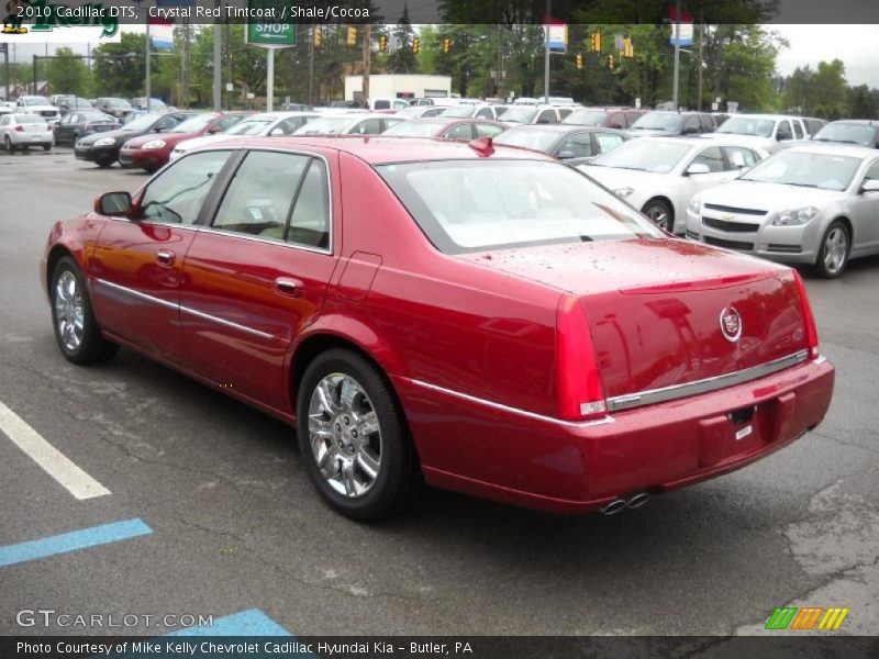 Crystal Red Tintcoat / Shale/Cocoa 2010 Cadillac DTS
