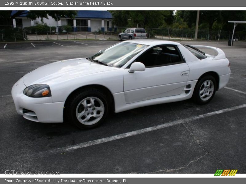 Glacier White Pearl / Black 1999 Mitsubishi 3000GT Coupe