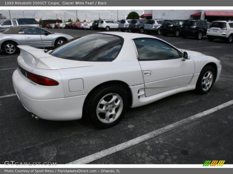 Glacier White Pearl / Black 1999 Mitsubishi 3000GT Coupe