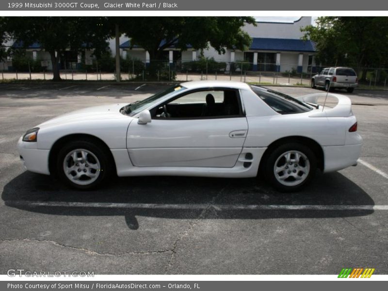 Glacier White Pearl / Black 1999 Mitsubishi 3000GT Coupe
