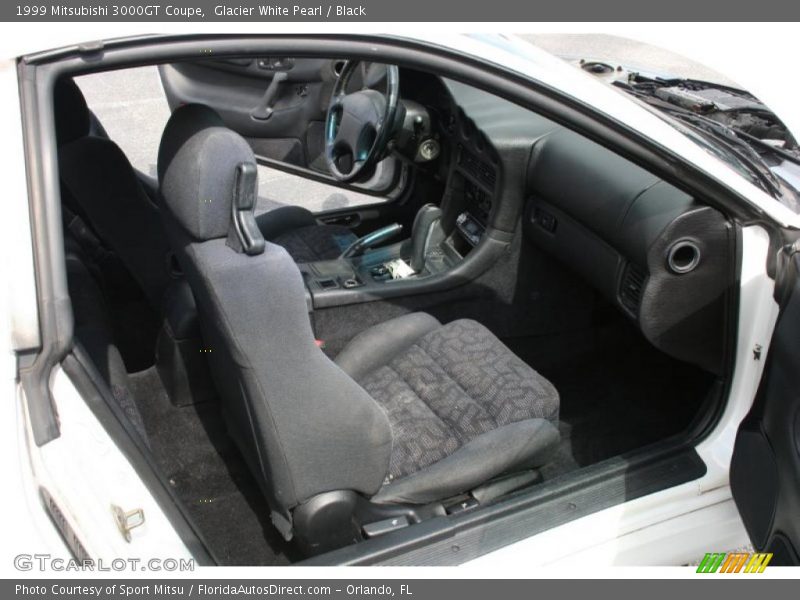 Glacier White Pearl / Black 1999 Mitsubishi 3000GT Coupe