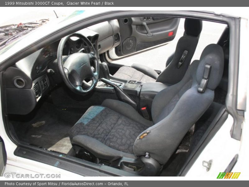 Glacier White Pearl / Black 1999 Mitsubishi 3000GT Coupe
