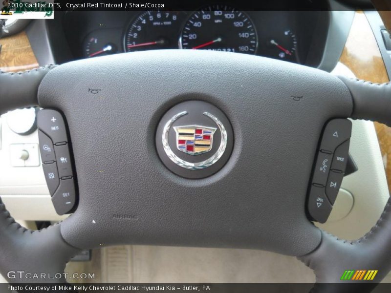 Crystal Red Tintcoat / Shale/Cocoa 2010 Cadillac DTS