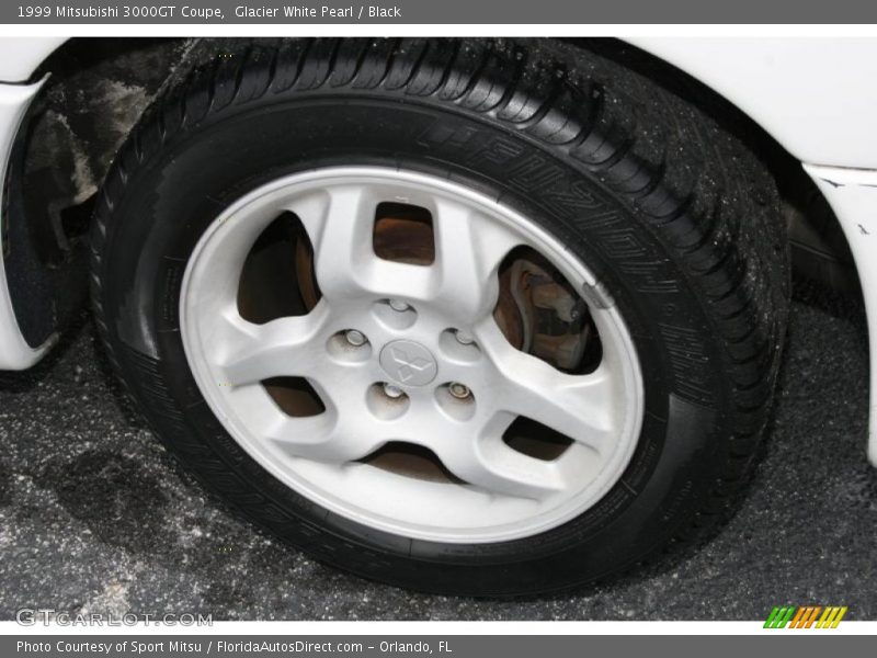 Glacier White Pearl / Black 1999 Mitsubishi 3000GT Coupe