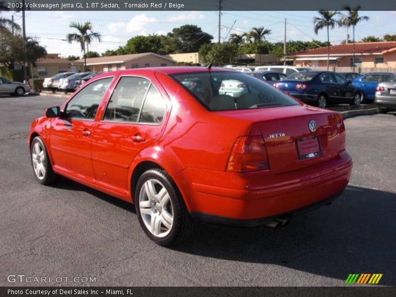Tornado Red / Beige 2003 Volkswagen Jetta GL 1.8T Sedan
