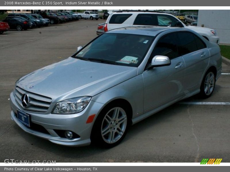 Iridium Silver Metallic / Black 2008 Mercedes-Benz C 350 Sport