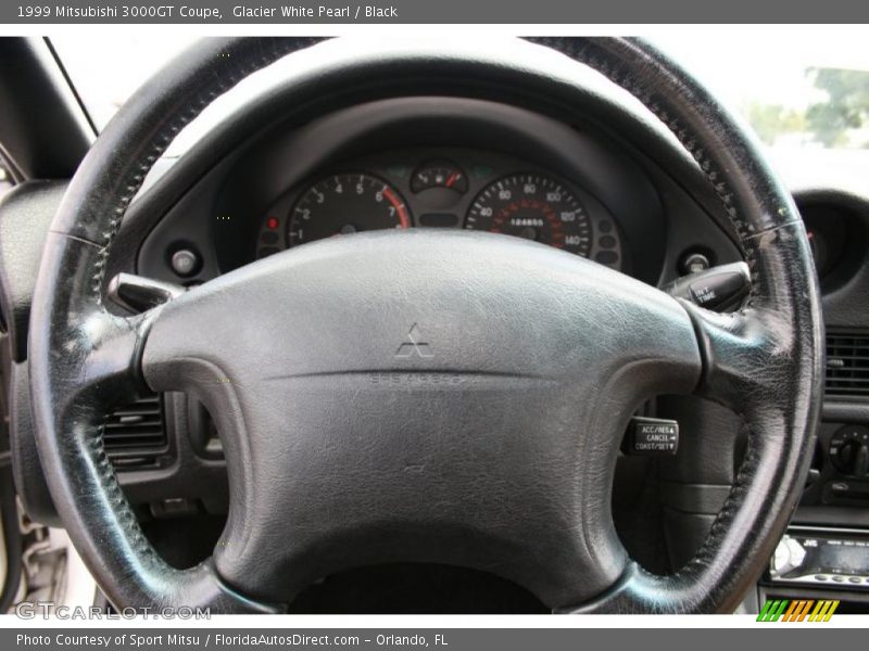 Glacier White Pearl / Black 1999 Mitsubishi 3000GT Coupe