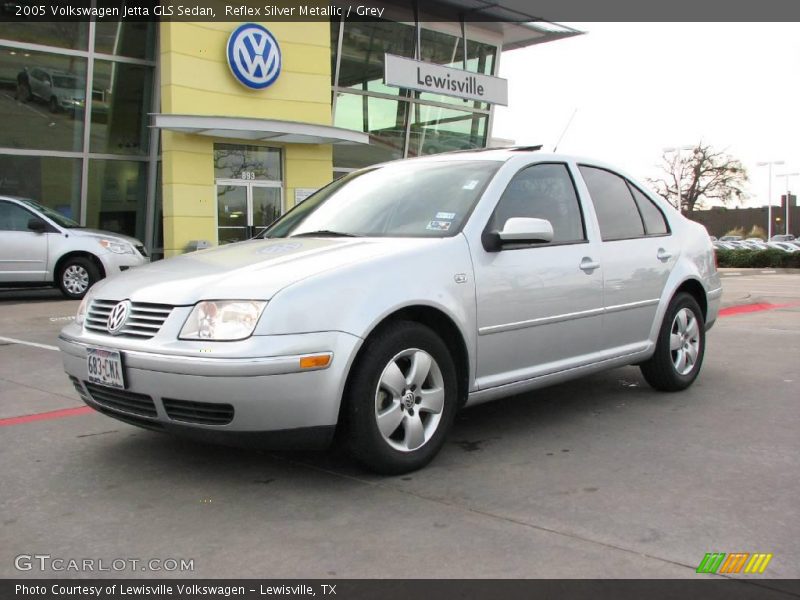 Reflex Silver Metallic / Grey 2005 Volkswagen Jetta GLS Sedan