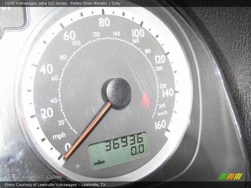 Reflex Silver Metallic / Grey 2005 Volkswagen Jetta GLS Sedan