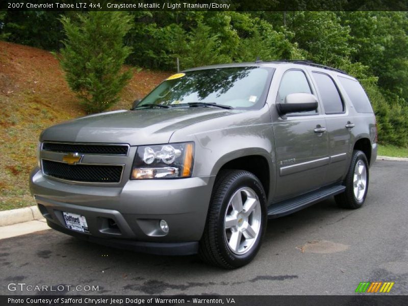 Graystone Metallic / Light Titanium/Ebony 2007 Chevrolet Tahoe LTZ 4x4