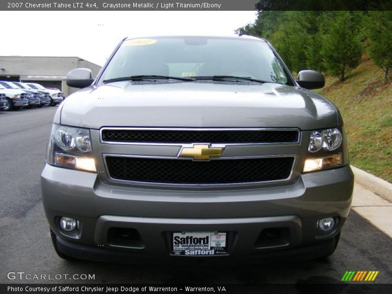 Graystone Metallic / Light Titanium/Ebony 2007 Chevrolet Tahoe LTZ 4x4
