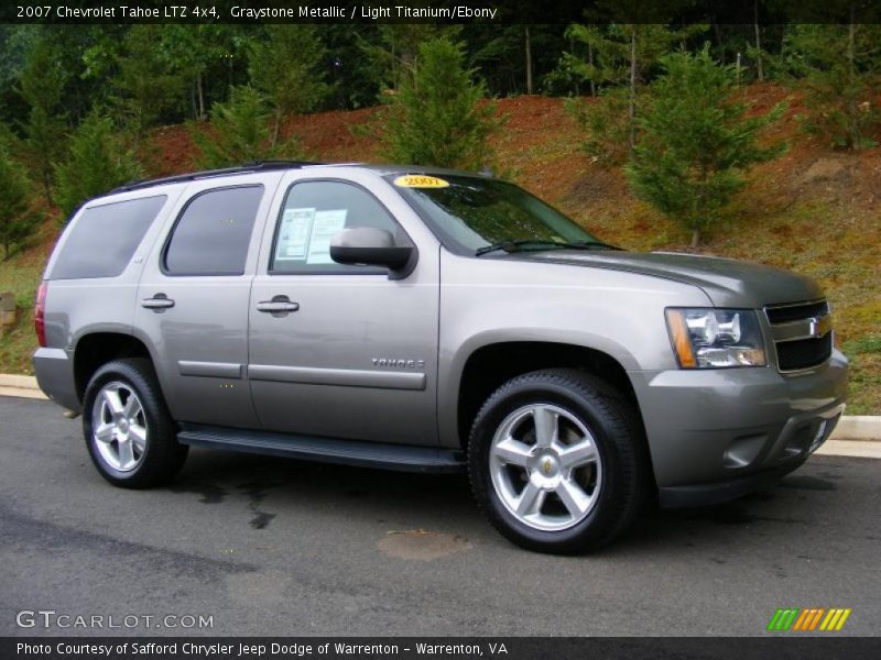 Graystone Metallic / Light Titanium/Ebony 2007 Chevrolet Tahoe LTZ 4x4