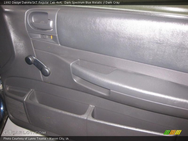Dark Spectrum Blue Metallic / Dark Gray 1992 Dodge Dakota SXT Regular Cab 4x4