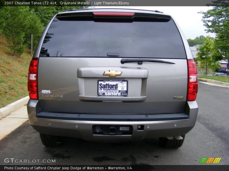 Graystone Metallic / Light Titanium/Ebony 2007 Chevrolet Tahoe LTZ 4x4