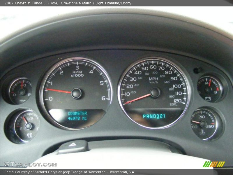 Graystone Metallic / Light Titanium/Ebony 2007 Chevrolet Tahoe LTZ 4x4