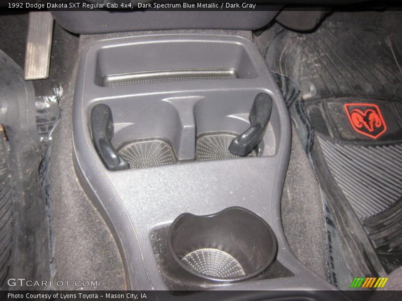 Dark Spectrum Blue Metallic / Dark Gray 1992 Dodge Dakota SXT Regular Cab 4x4