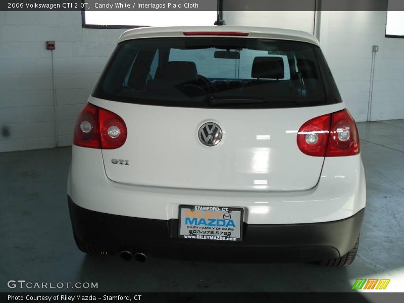 Candy White / Interlagos Plaid Cloth 2006 Volkswagen GTI 2.0T