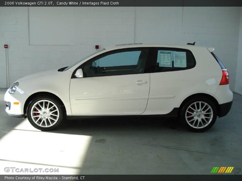 Candy White / Interlagos Plaid Cloth 2006 Volkswagen GTI 2.0T